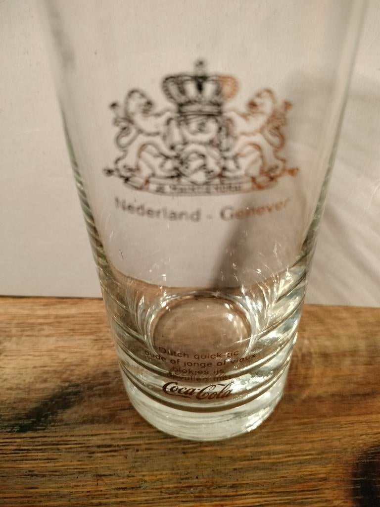 Coca Cola mix glas Nederland jenever., Verzamelen, Glas en Borrelglaasjes, Ophalen of Verzenden, Gebruikt, Overige typen