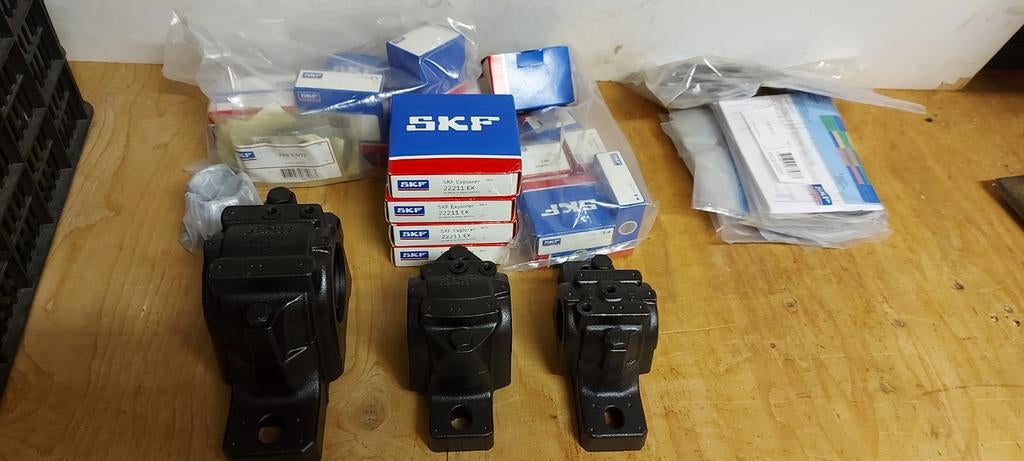 SKF Lagerblokken sets 25mm, 30mm, 50mm, Ophalen