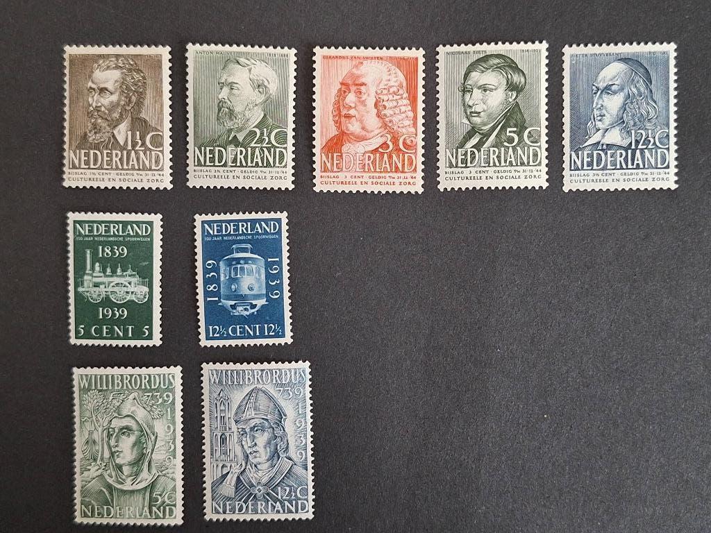 Nederland nvph 318/326 postfris, Ophalen of Verzenden, T/m 1940, Postfris