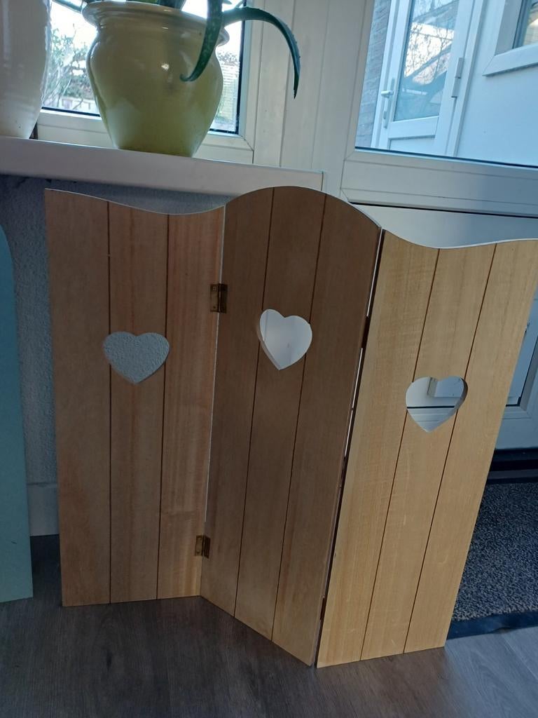 2 houten plantenschermen 58x58 cm., Ophalen