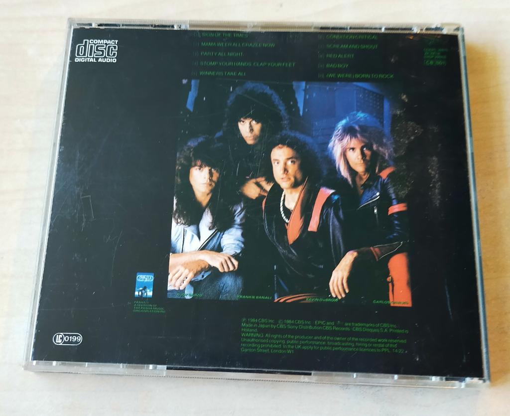 Quiet Riot - Condition Critical CD 1984 Japan/EU, Ophalen of Verzenden, Gebruikt