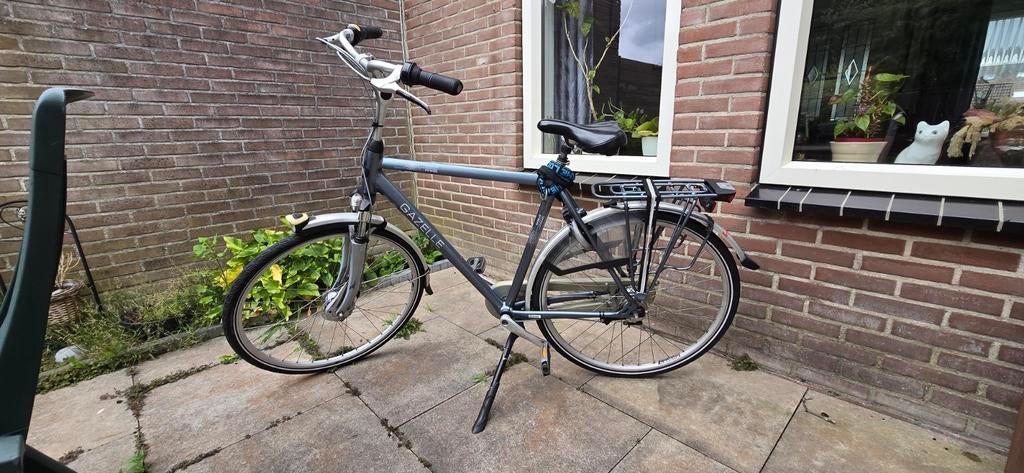 Gazelle herenfiets, Fietsen en Brommers, Fietsen | Dames | Omafietsen, 56 cm of meer, Ophalen, Zo goed als nieuw, Versnellingen