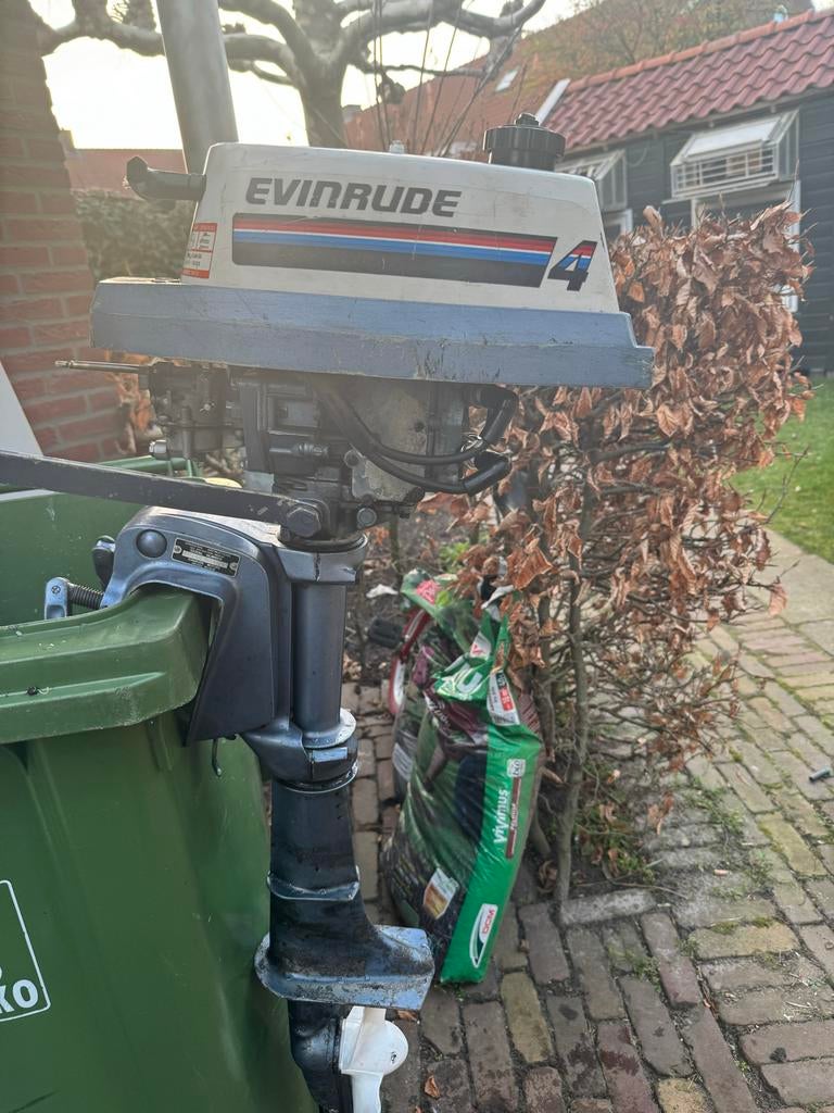 Evinrude 4 PK Buitenboordmotor, Ophalen of Verzenden, Gebruikt, Motor en Techniek, Zeilboot of Motorboot