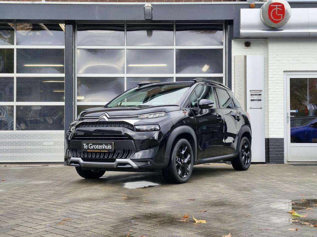 Citroën C3 Aircross Max 1.2 110PK | CarPlay | Camera | Led, Voorwielaandrijving, Gebruikt, 1199 cc, Zwart
