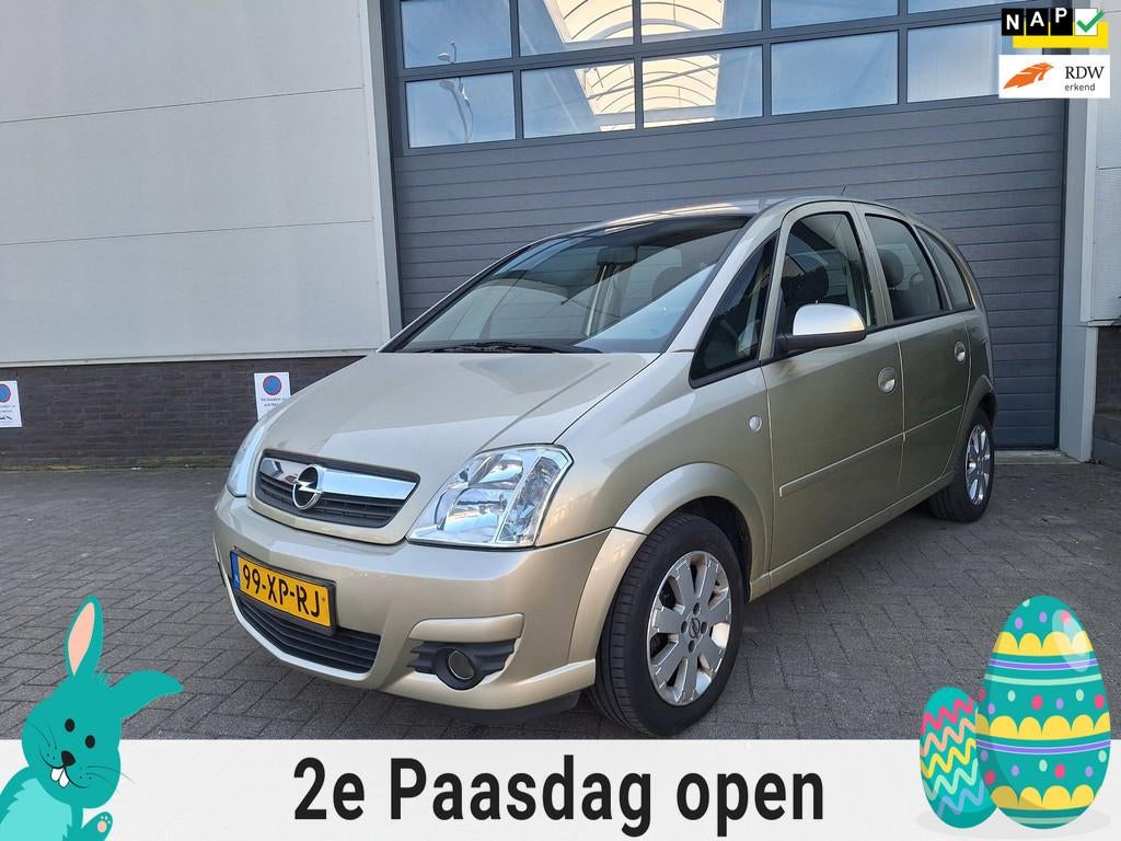 Opel Meriva | 1.6-16V Temptation | Automaat | Leuke kilomete, 15 km/l, Gebruikt, 4 cilinders, Beige