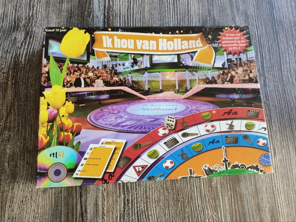 Ik hou van Holland bordspel, Hobby en Vrije tijd, Gezelschapsspellen | Bordspellen, Een of twee spelers, Ophalen of Verzenden
