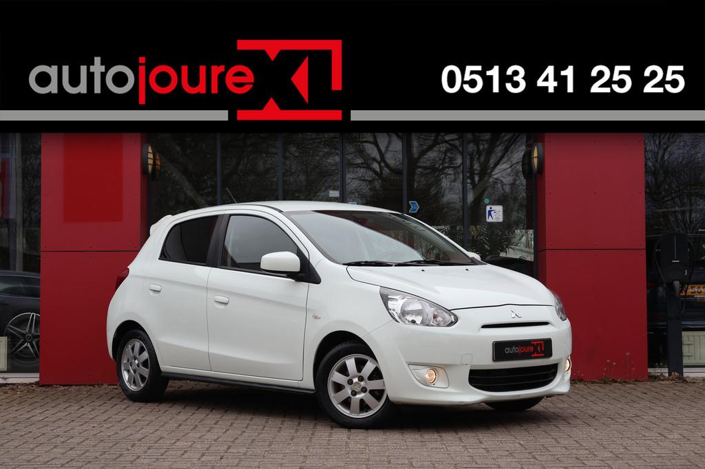 Mitsubishi Space Star 1.0 Bright | Origineel NL | Dealer Ond, Voorwielaandrijving, Stof, Gebruikt, Wit