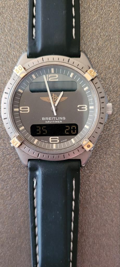 Breitling Aerospace Navitimer Herenhorloge, Ophalen of Verzenden, Zo goed als nieuw, Breitling