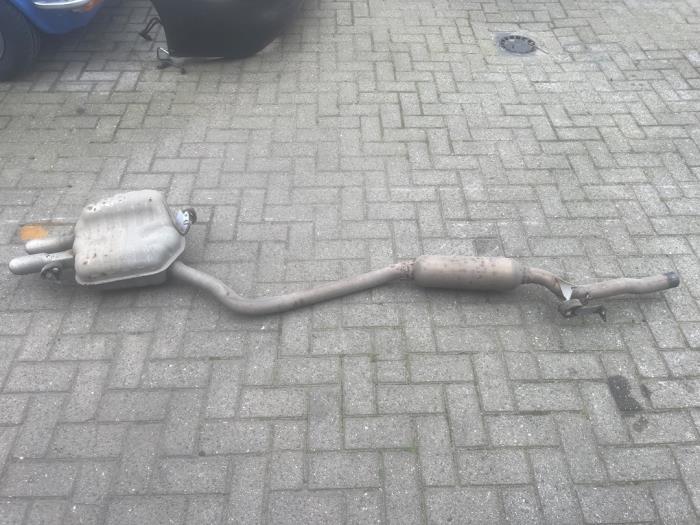 Uitlaat Midden + Einddemper van een Audi A4, Gebruikt, -, Verzenden, -