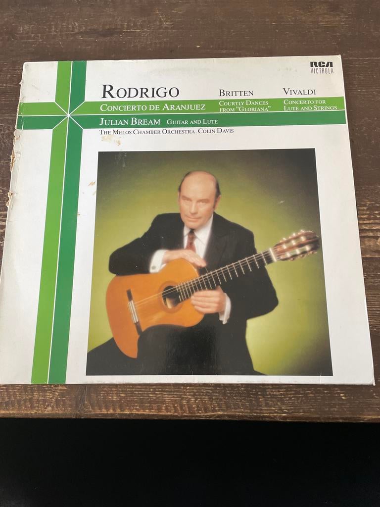 Rodrigo, Britten, Vivaldi - Julian Bream LP, Modernisme tot heden, Ophalen of Verzenden, 12 inch, Kamermuziek