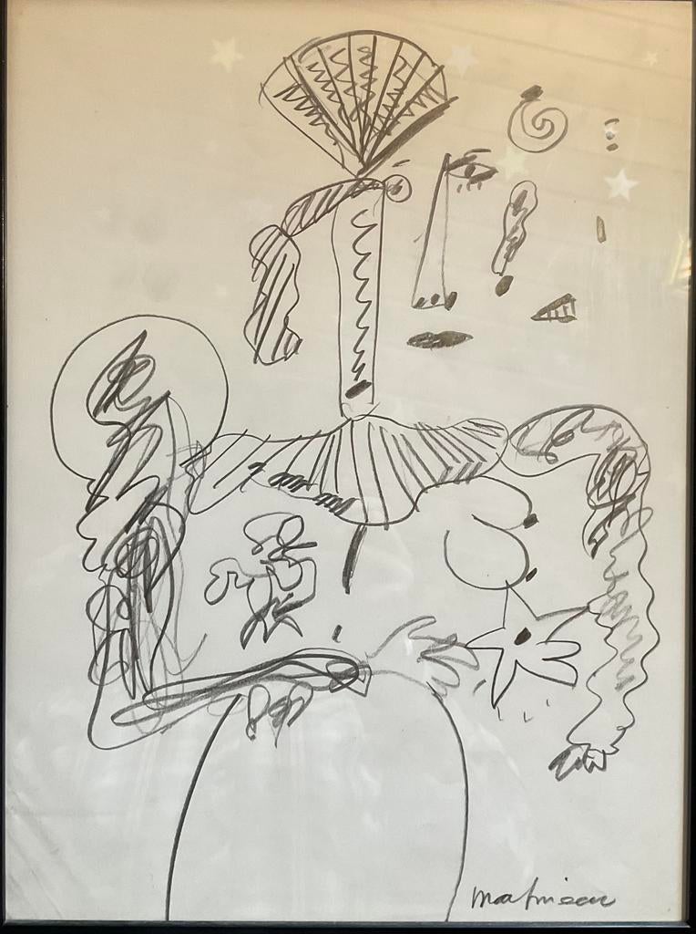 Martineau Anton , diverse tekeningen , gisigneerd, Ophalen of Verzenden