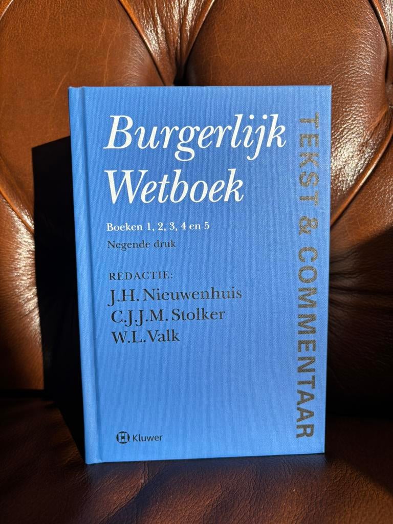 Burgerlijk Wetboek 1,2,3,4,5. Tekst en Commentaar, Boeken, Studieboeken en Cursussen, Ophalen of Verzenden, Alpha, Zo goed als nieuw