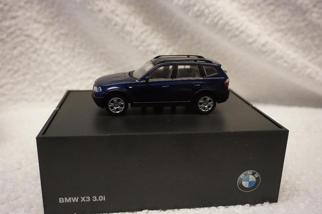 BMW X3 3.0i Mystic blauw 2004 1:43 KYOSHO 80420300729, Ophalen of Verzenden, Gebruikt, Auto, Kyosho