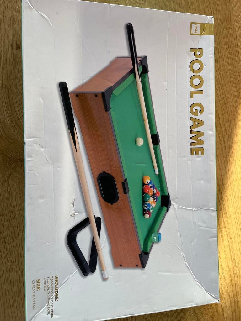 Mini Pool Tafel - Hema, Ophalen of Verzenden, Zo goed als nieuw, Pooltafel