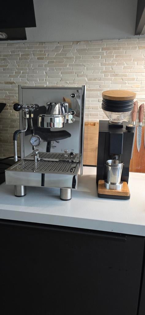 Bezzera BZ09 + Eureka Mignon single dose incl. Garantie, Witgoed en Apparatuur, Koffiezetapparaten, Ophalen, Zo goed als nieuw
