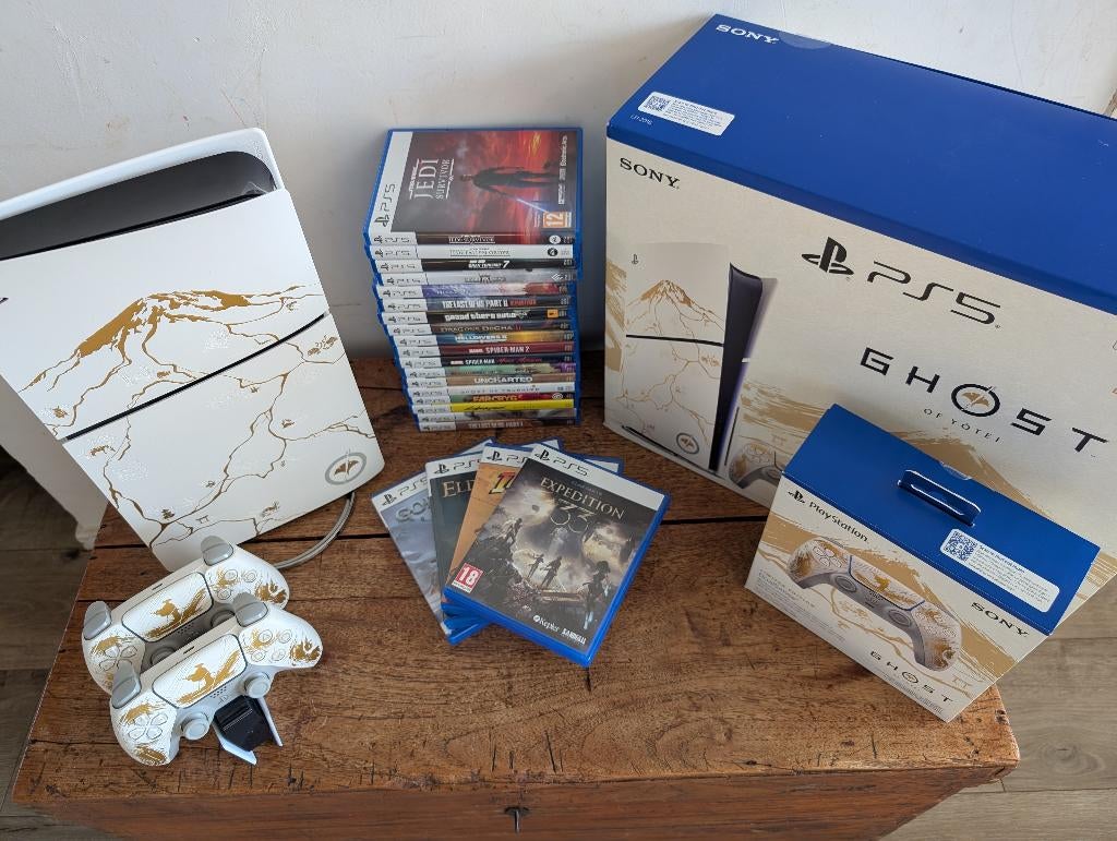 PS5 Limited Edition bundel met 22 games + 2TB SSD, Ophalen of Verzenden, Zo goed als nieuw, Playstation 5