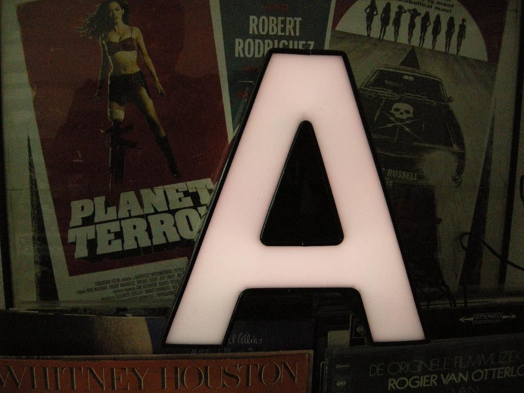 Lamp A met LED controller pop art - zgan, Ophalen, Kunststof, Pop art, Zo goed als nieuw