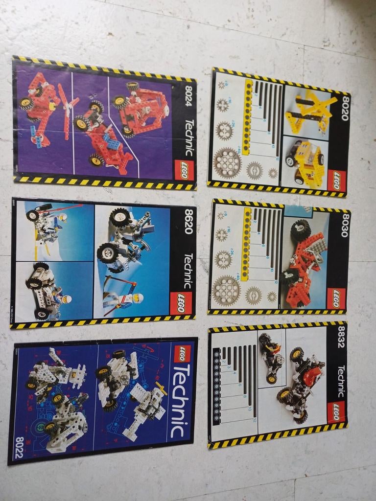 Lego Technic Boekjes jaren 80 en 90 - 6 stuks, Ophalen of Verzenden, Gebruikt, Lego