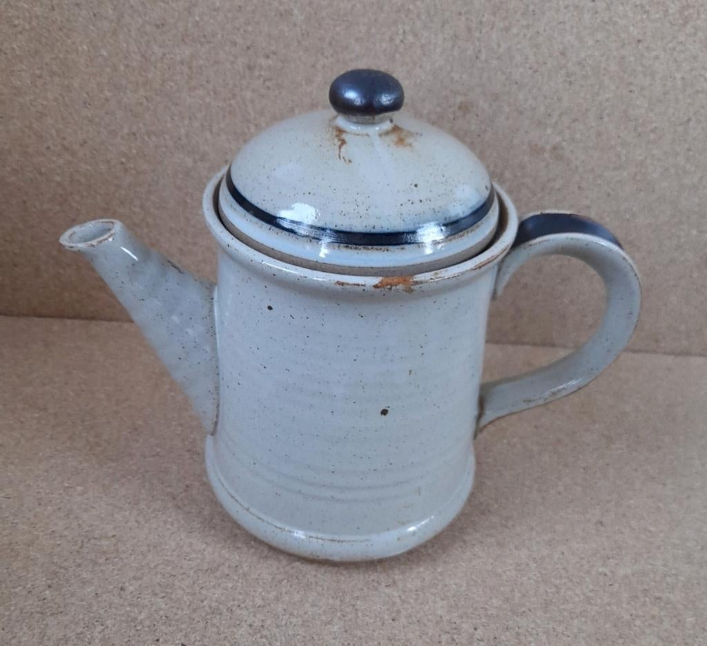 Vintage Keramische Theepot of Koffiepot met Deksel, Antiek en Kunst, Antiek | Keramiek en Aardewerk, Ophalen of Verzenden