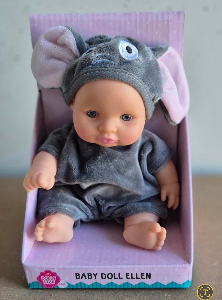 Baby Doll Ellen NIEUW, Ophalen of Verzenden, Nieuw, Babypop