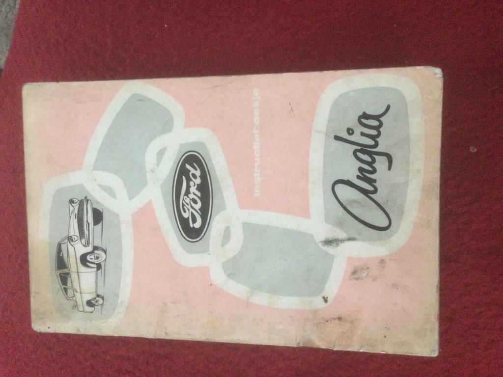 FORD Anglia instructieboekje, Ophalen of Verzenden