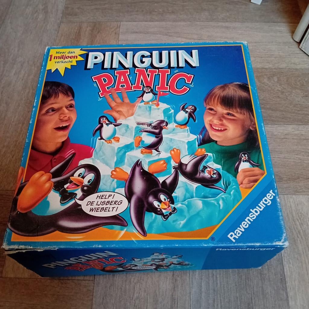 Pinguin Panic - Ravensburger - Leuk familiespel!, Gebruikt, Ophalen of Verzenden, Reisspel, Drie of vier spelers