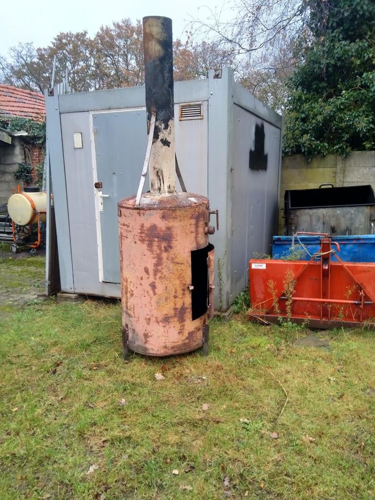 Robuuste buitenkachel / tuinhaard, Tuin en Terras, Tuinhaarden, Gebruikt, Ophalen