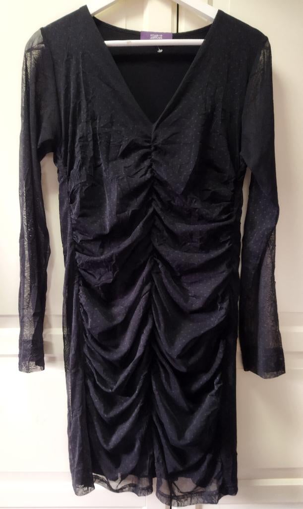 Zwarte Jurk Studio Anneloes Maat L, Studio Anneloes, Zwart, Maat 42/44 (L), Ophalen of Verzenden