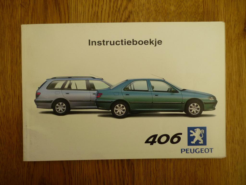 Peugeot 406 instructieboek sedan, break, familiale, Ophalen of Verzenden
