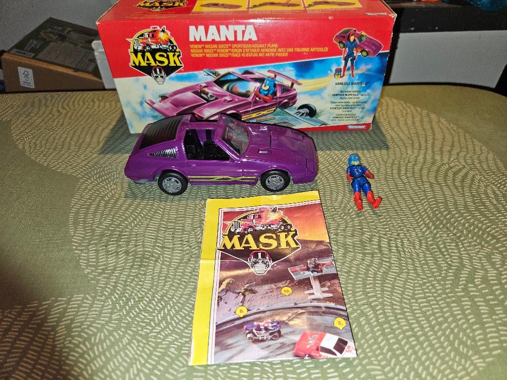 M.a.s.k Kenner Manta met doos, Ophalen, Gebruikt