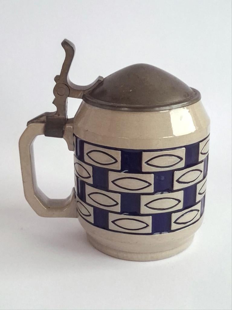 R. Merkelbach bierpul 15 cm • Jugendstil • ca. 1900-1914, Ophalen of Verzenden