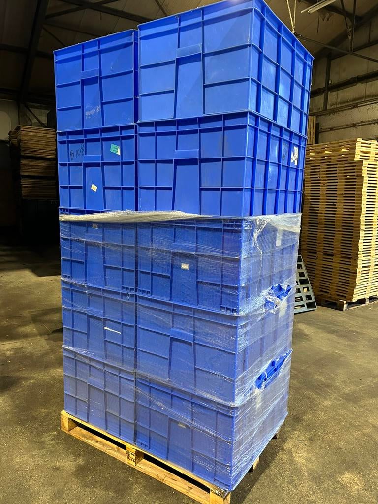 dichte kunststof kratten 85x62 cm plastic bakken 45 cm hoog, Ophalen, Gebruikt, 60 cm of meer, 75 tot 100 cm