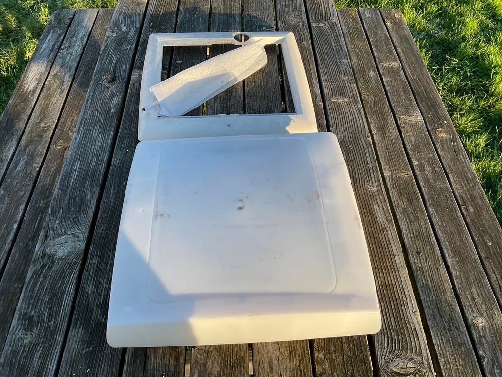 Caravan camper dakluik 40x40 cm, Ophalen of Verzenden, Gebruikt