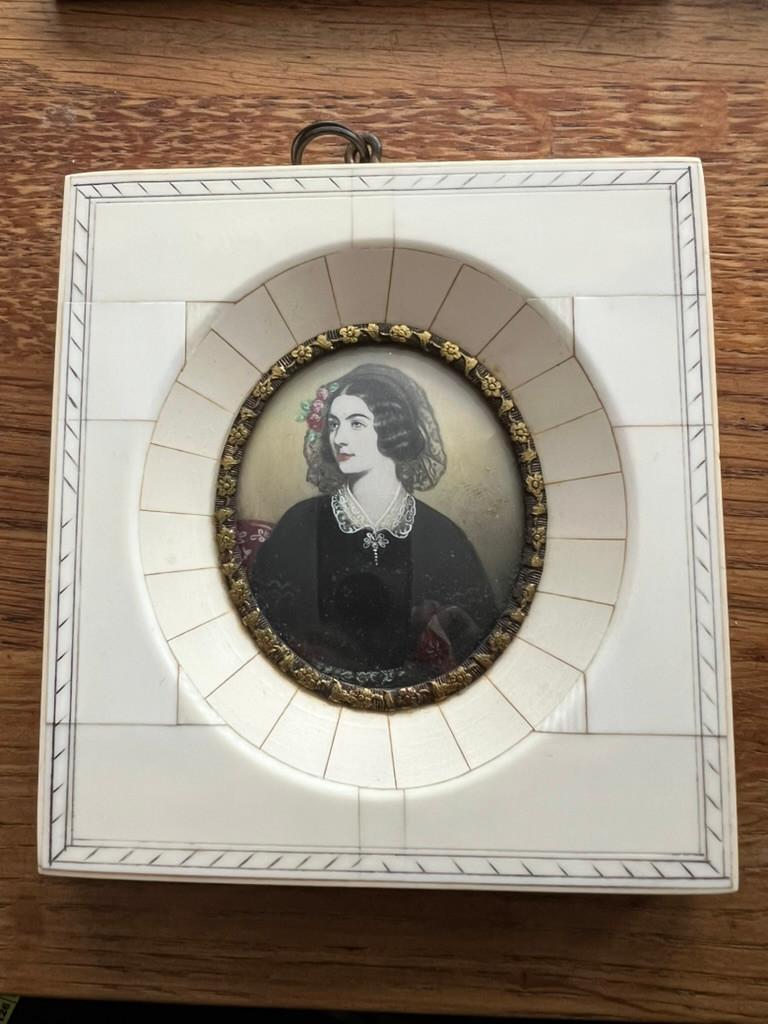 miniatuur portret, Ophalen of Verzenden