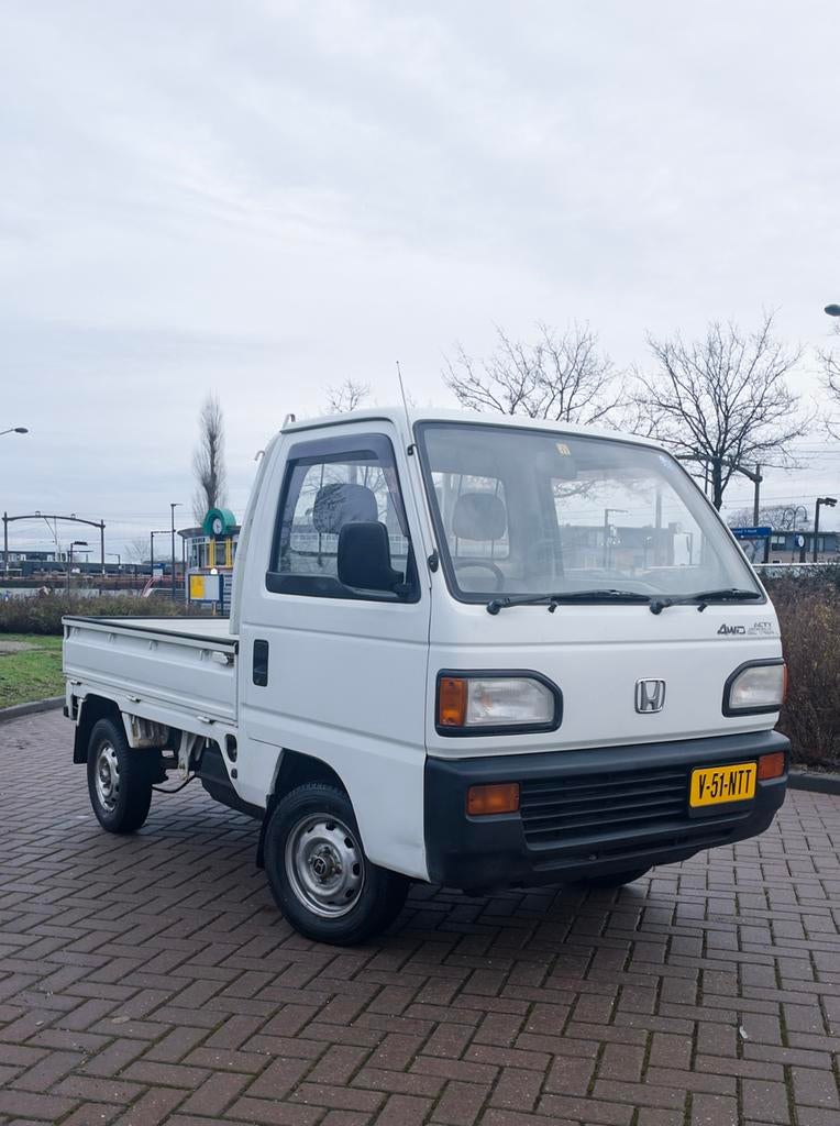Honda Acty 1993 | 4x4 | Originele JDM Kei truck!, Overige merken, Radio, Wit, 39 pk