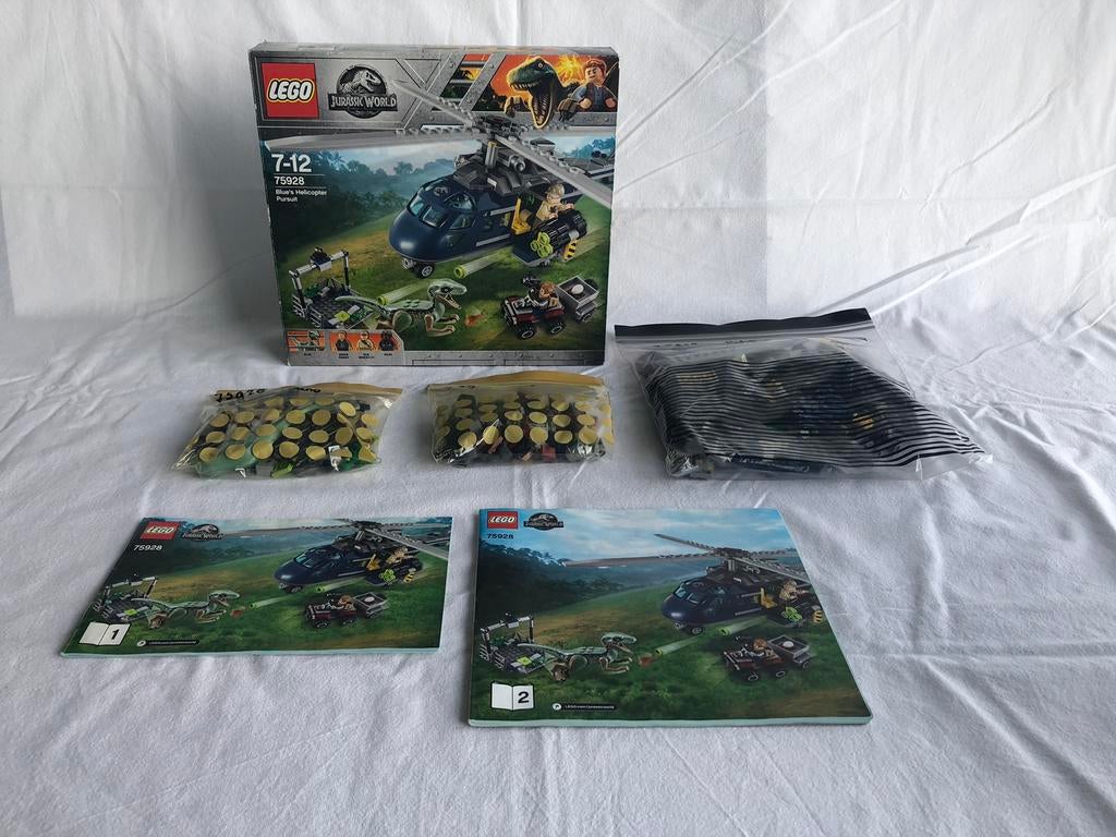 Jurassic World 75928 - Blue’s Helicopter Pursuit - JB32, Lego, Lego, Lego, Ophalen of Verzenden