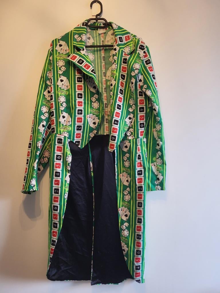 Slipjas Carnaval Poker/Las Vegas. 2 stuks., Ophalen of Verzenden, Zo goed als nieuw, Maat 48/50 (M)