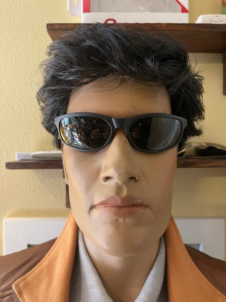 Vintage B&L Ray-ban zonnebril Predator PS8 mat zwart CATS03, Ray-Ban USA, Zonnebril, Zwart, Ophalen of Verzenden