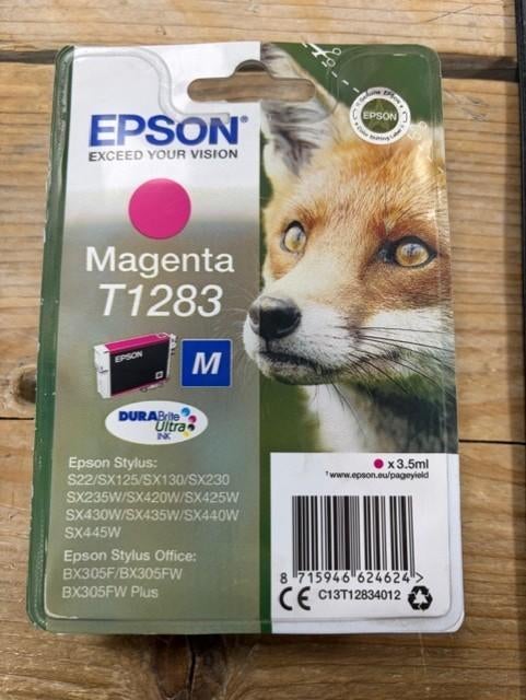 Epson cartridge Magenta T1283, Ophalen of Verzenden, Nieuw, Cartridge, Epson