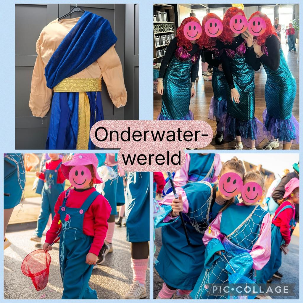 Kostuum loopgroep onderwaterwereld thema, Kleding | Heren, Carnavalskleding en Feestkleding, Ophalen, Carnaval, Overige maten