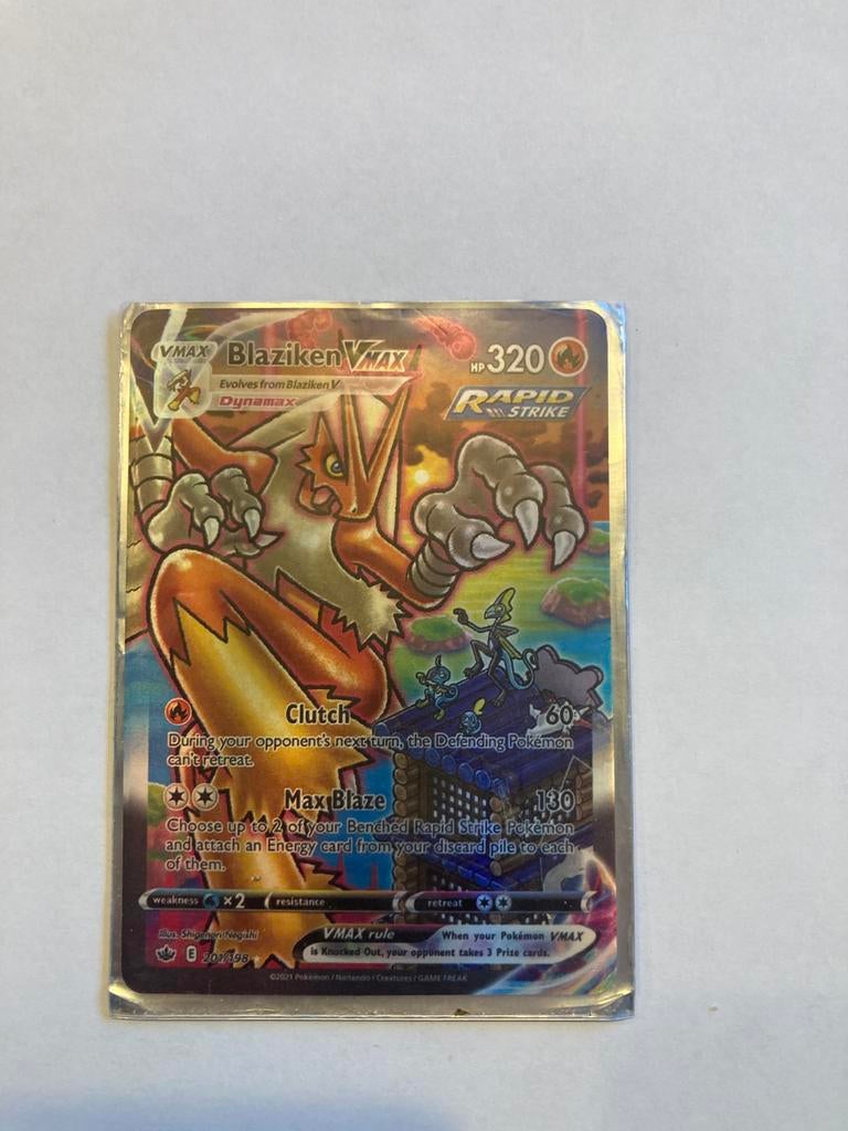 Blaziken Vmax pokemon kaart, Ophalen, Nieuw