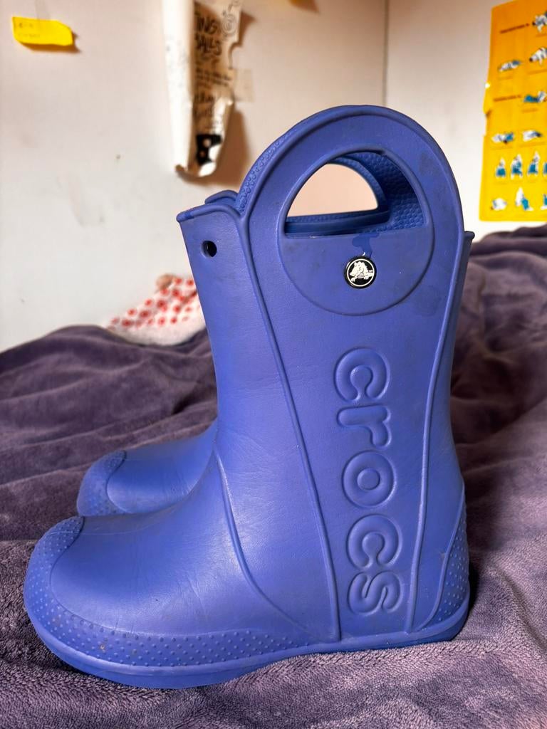 Crocs laarzen J3, Kinderen en Baby's, Kinderkleding | Schoenen en Sokken, Gebruikt, Jongen of Meisje, Ophalen of Verzenden, Laarzen
