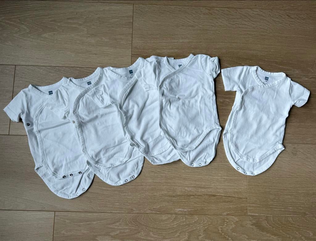 Overslag rompers maat 62 korte mouw, Ophalen, Zo goed als nieuw, Jongetje of Meisje, Nacht- of Onderkleding
