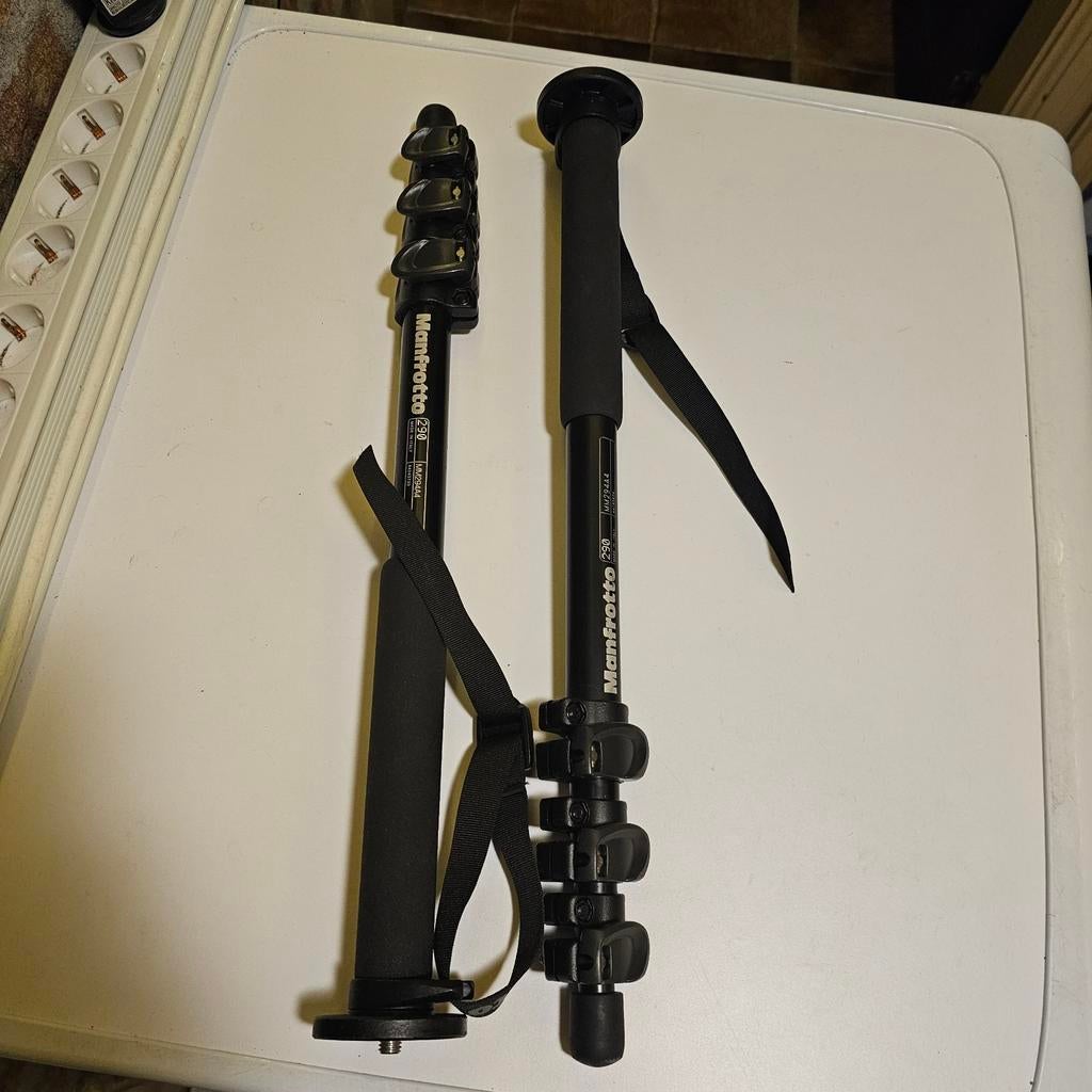 Manfrotto 290 monopod 2 stuks, Ophalen of Verzenden, Zo goed als nieuw, Eenpoot
