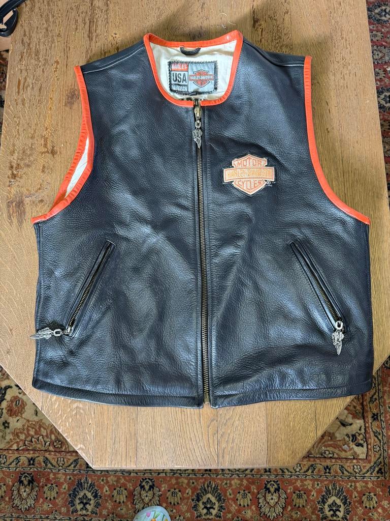 Verschillende Harley Davidson Motorjas/Vest, Motoren, Kleding | Motorkleding, Ophalen of Verzenden, Tweedehands, Dames, Jas | leer