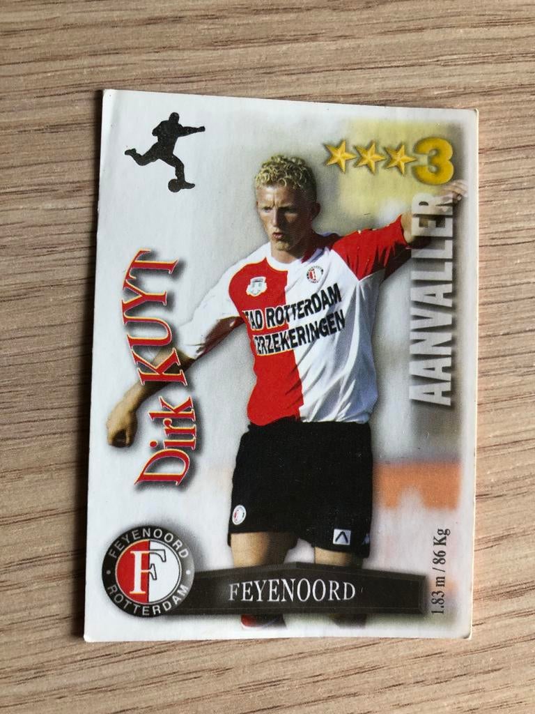 All Stars 2003-2004 Dirk Kuyt Feyenoord ROOKIE, Verzamelen, Ophalen of Verzenden, Gebruikt, Feyenoord, Spelerskaart