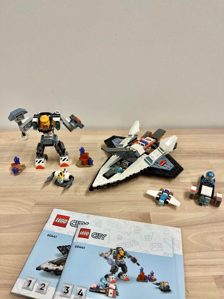 Lego 60441 - Ruimtevoertuig en Mech Pakket, Ophalen of Verzenden, Zo goed als nieuw, Complete set, Lego