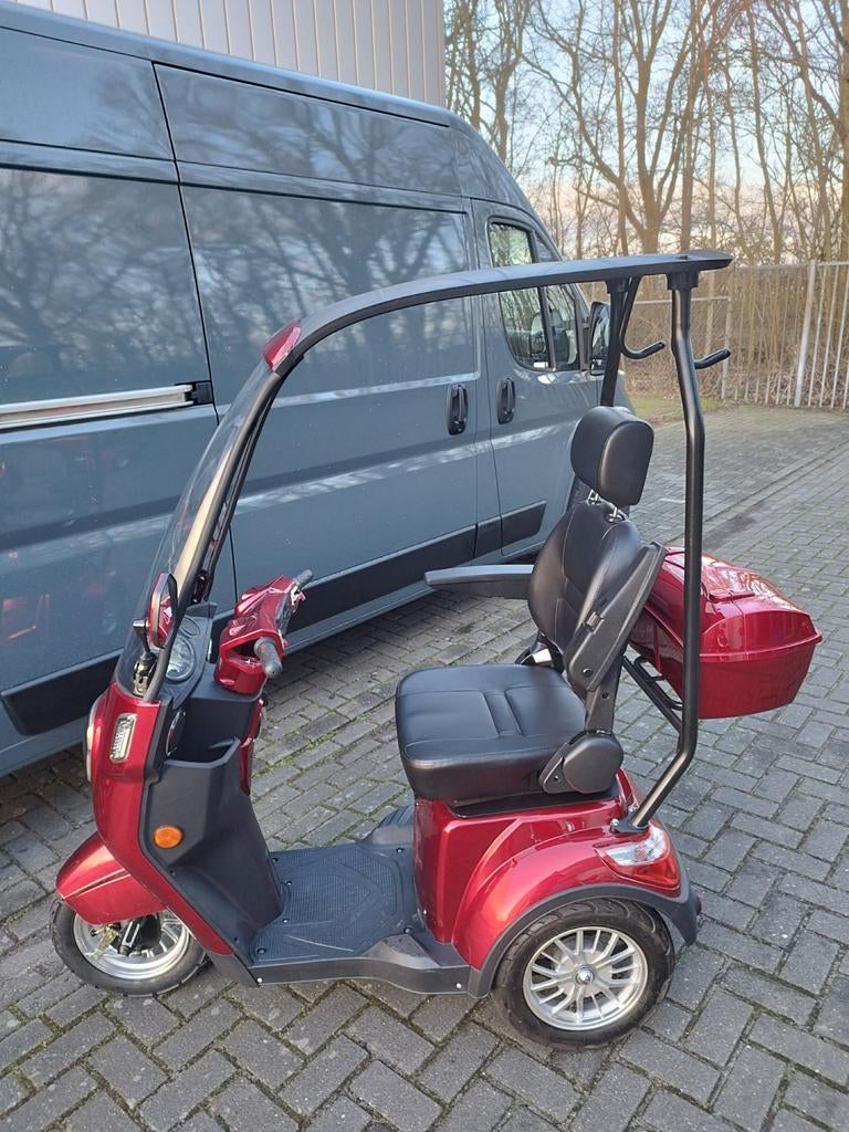 Overdekte Scootmobiel - 5 jaar garantie - 24 km/u, Ophalen of Verzenden, Nieuw, 46 km of meer, 16 km/u of meer
