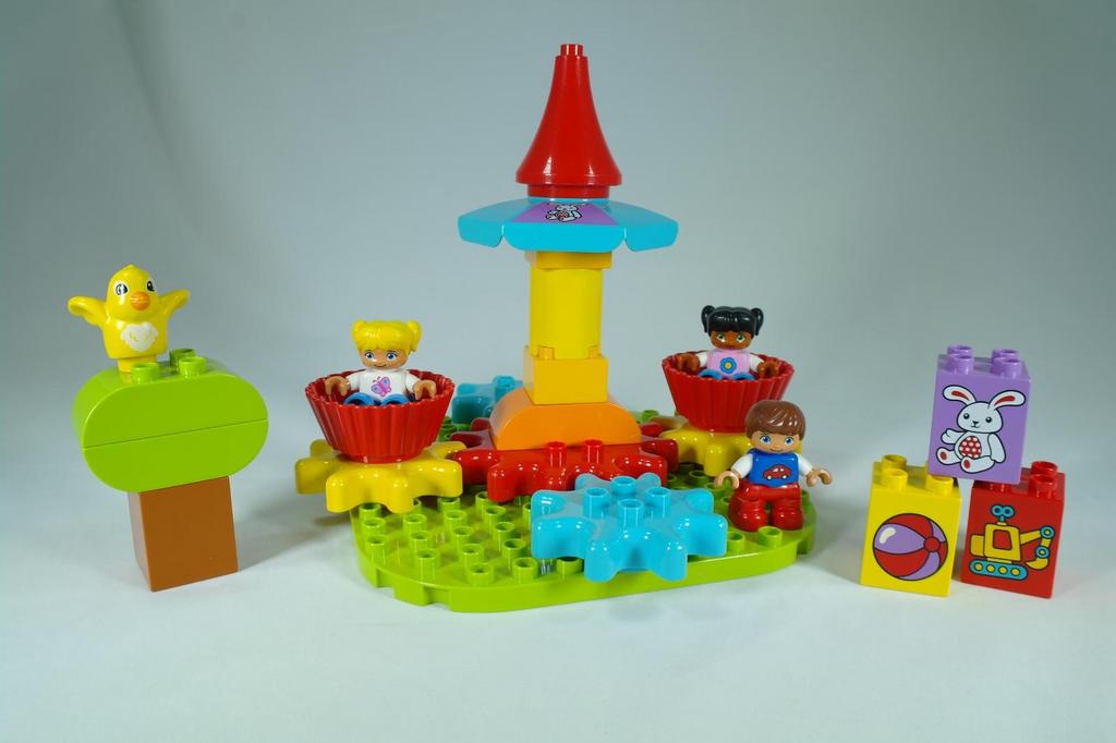 Duplo 10845 - Mijn eerste carrousel / Draaimolen, Kinderen en Baby's, Speelgoed | Duplo en Lego, Gebruikt, Duplo, Complete set