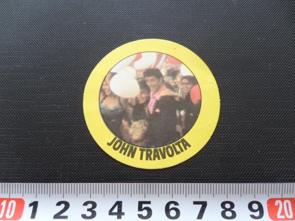 sticker 090 john travolta, Verzamelen, Ophalen, Zo goed als nieuw